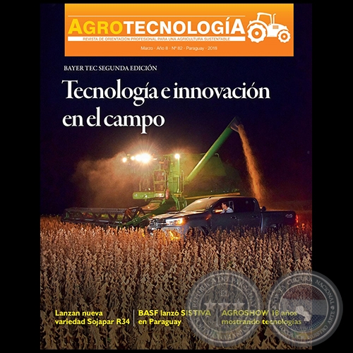 AGROTECNOLOGA  REVISTA DIGITAL - MARZO - AO 8 - NMERO 82 - AO 2018 - PARAGUAY